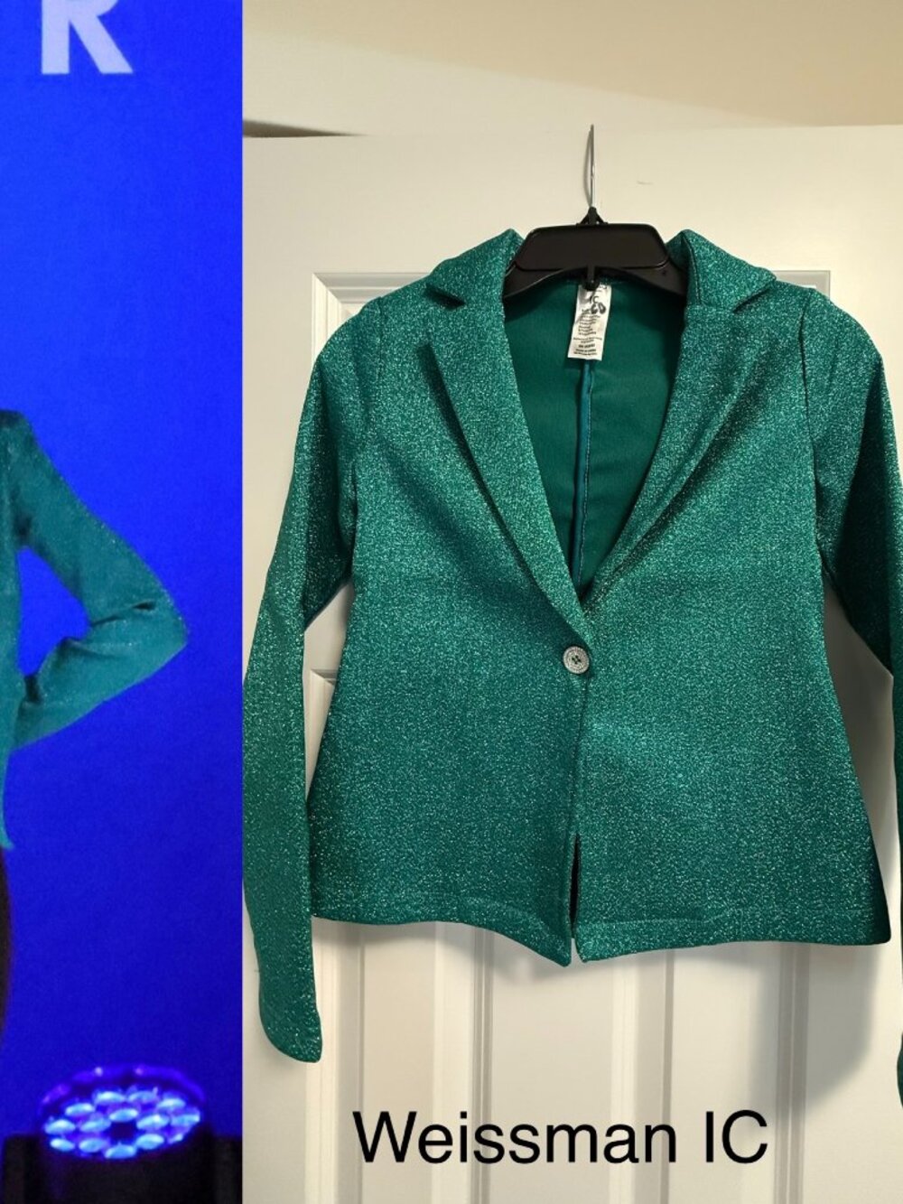 Weissman IC Sparkle Blazer dance costume